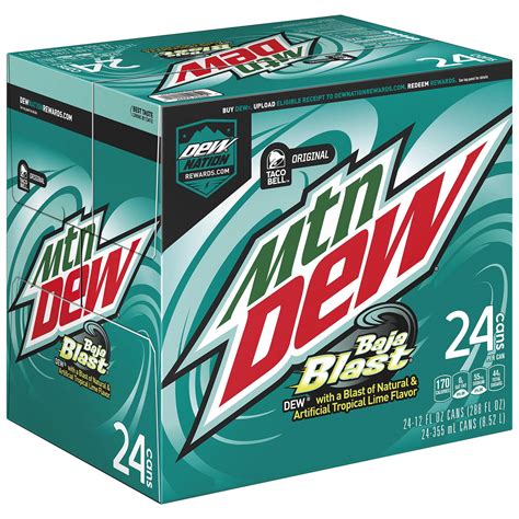 Mountain Dew Baja Blast, 12 Ounce (24 Count) – BrickSeek