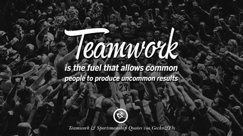 50 Inspirational Quotes About Teamwork And Sportsmanship