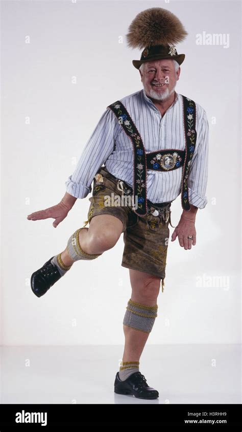 Germany, Bavaria, boss, beard, national costume, folk dance ...