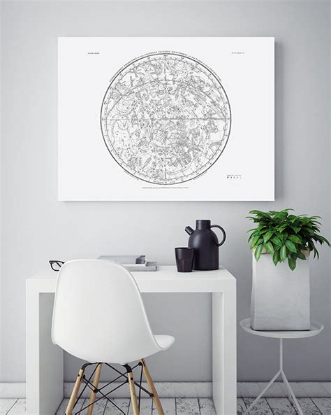 Constellation Art Poster. Astronomy Print Celestial Atlas | Etsy