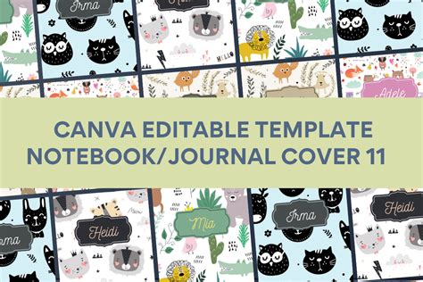 Canva Notebook&Journal CoverTemplate11 Graphic by Origin Designs PH ...