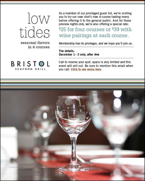 Get a sneak peek at Bristol's new tasting menu