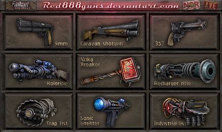 Fallout New Vegas weapons for classic Fallout by Red888guns on DeviantArt