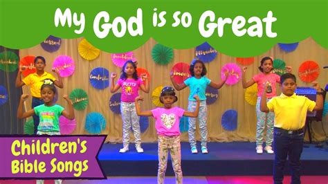 My God is so great Kids Song | Christian songs for kids with actions ...