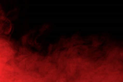 Black Background With Red Smoke