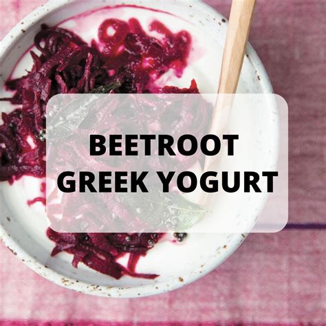 Beetroot Greek Yoghurt - ParaFit Delivers