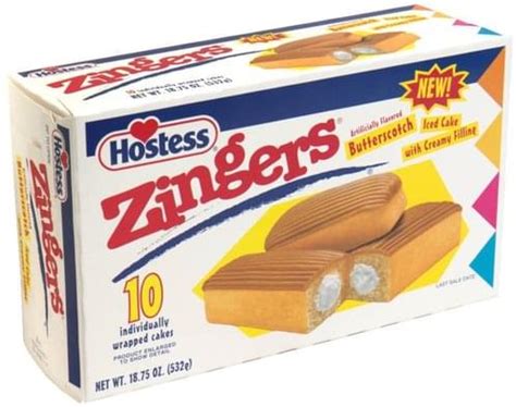 Hostess Butterscotch Zingers - 10 ea, Nutrition Information | Innit