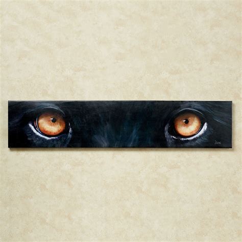 Panther Eyes Canvas Wall Art