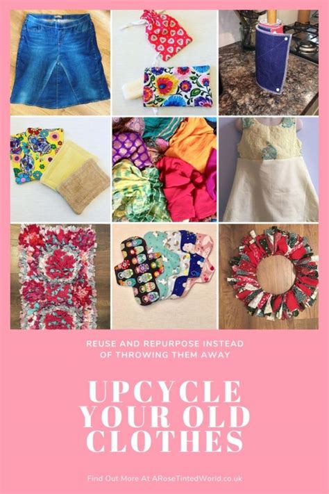 Upcycling Old Clothes ⋆ A Rose Tinted World -to-save-the-planet