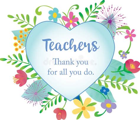 Thank You Teachers For All You Do