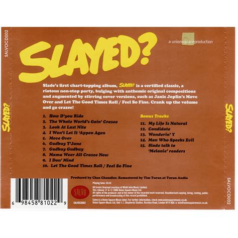 Slayed? - Remaster 2006 - Slade mp3 buy, full tracklist