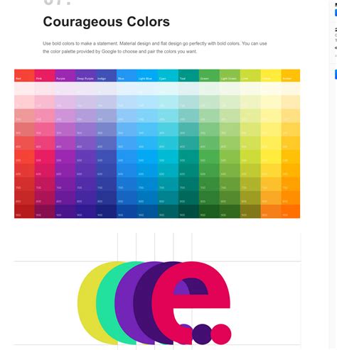 Colors 2017 BOLD | Color palette, Bold colors, Material design