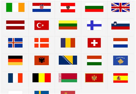 Europe: Flags - Map Quiz Game | Europe quiz, European flags, Flag of europe