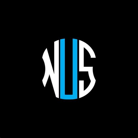 NUS letter logo abstract creative design. NUS unique design 9359095 ...