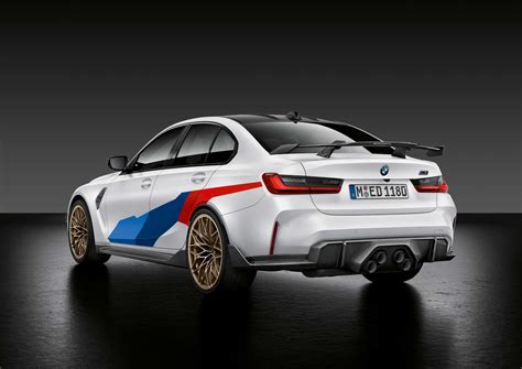 The new BMW M3 Competition Sedan, M Performance Rear diffusor in carbon ...