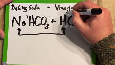 Baking Soda and Vinegar Equation and Reaction - YouTube