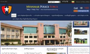 Myanmarpoliceforce.org: Myanmar Police Force