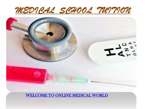 PPT - Medical School Tuition PowerPoint Presentation, free download ...