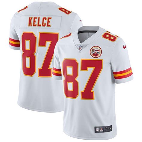 Men's Nike Travis Kelce White Kansas City Chiefs Vapor Untouchable ...