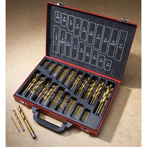 200 - Pc. Yukon Tool® Titanium - coated Drill Bit Set - 190433, Hand ...