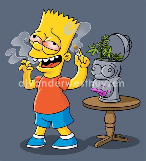 Weed High Cartoon Characters