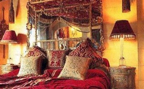 31+ Elegant and Luxury Arabian Bedroom Ideas | Moroccan bedroom ...