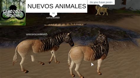 LOS NUEVOS ANIMALES Y MEJORAS DE CENOZOIC SURVIVAL ROBLOX - GAMEPLAY ...