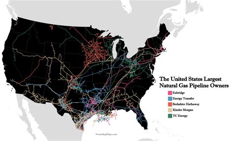 Largest Natural Gas Pipeline Companies In The US - Sounding Maps