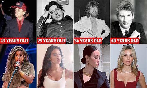 Celebrity age gap couples pictured when they were both the same age ...