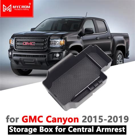 Armrest Box Storage Car Organizer Accessories for GMC Canyon 2015 2016 ...