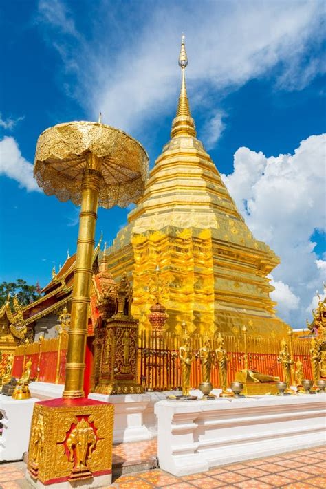 Wat Phra that Doi Suthep stock image. Image of monastery - 74272935