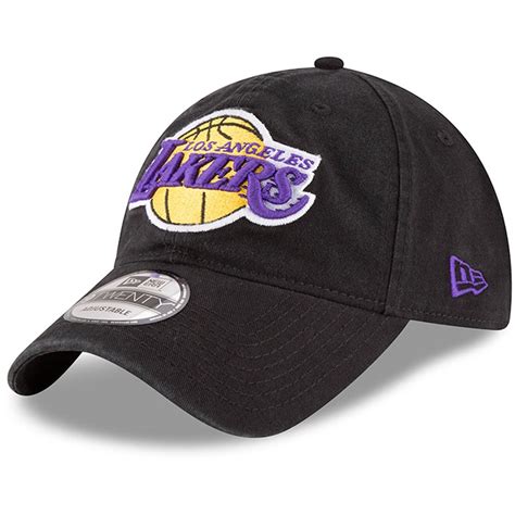 Los Angeles Lakers New Era Official 9TWENTY Team Color Adjustable Hat ...