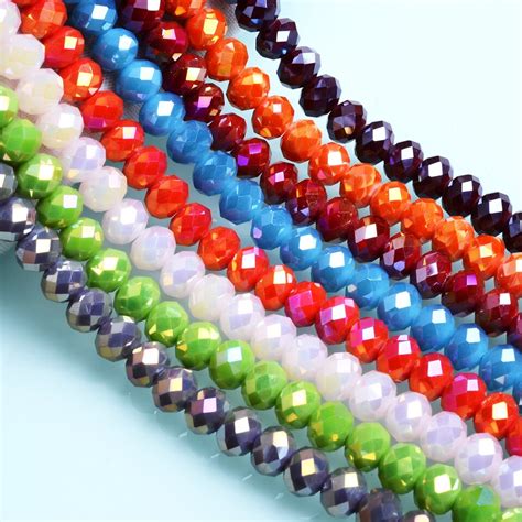 JuleeCrystal-Shinning-8mm-Rondelle-Beads-Austria-Faceted-Crystal-Beads ...