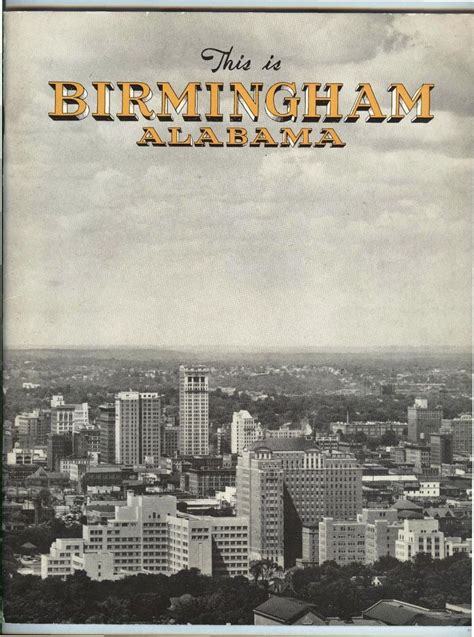 1950s Birmingham Alabama: lavish promotional & history pictorial book ...