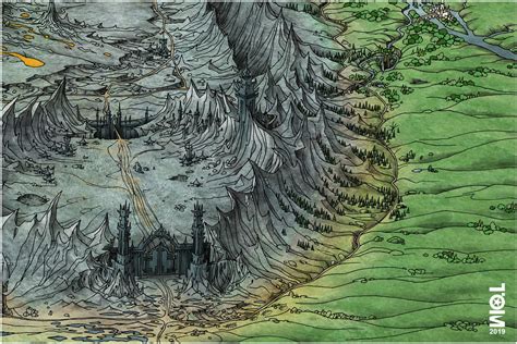 Mordor Map - Development - 5 by tomzoo on DeviantArt