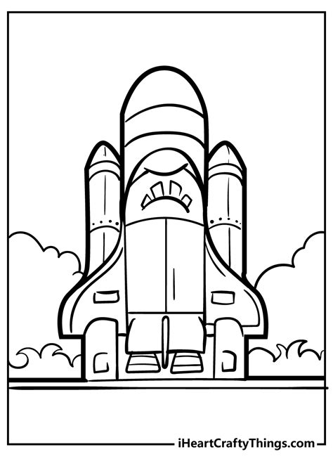 Rocket Ship Coloring Pages