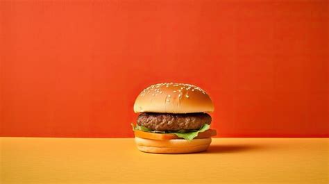 Premium Photo | A minimalist photograph of food placed on a solid color ...