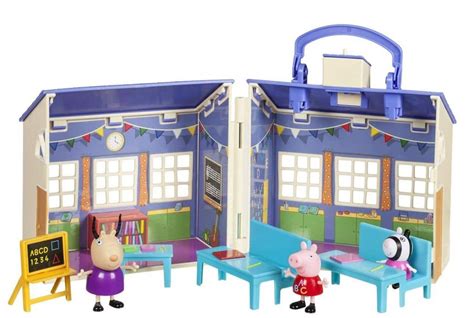 Escola da Peppa Pig | Inclui 3 Personagens Deluxe Bebê Importados