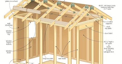 Slant Roof Shed Plans 12x12