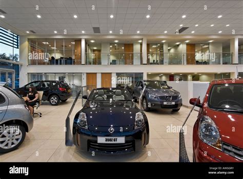 Nissan car showroom interior Stock Photo, Royalty Free Image: 16576286 ...