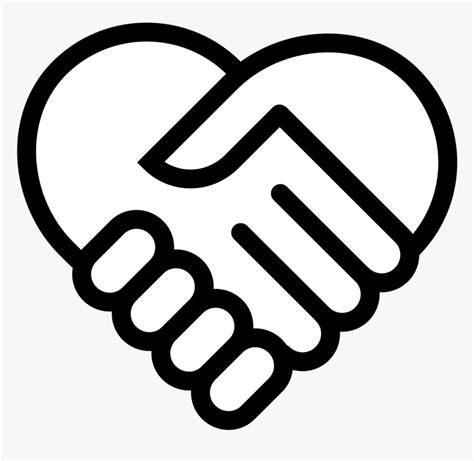 Holding Hands Heart Logo, HD Png Download - kindpng