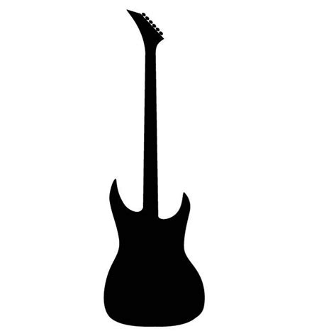 Electric Guitar Silhouette - ClipArt Best