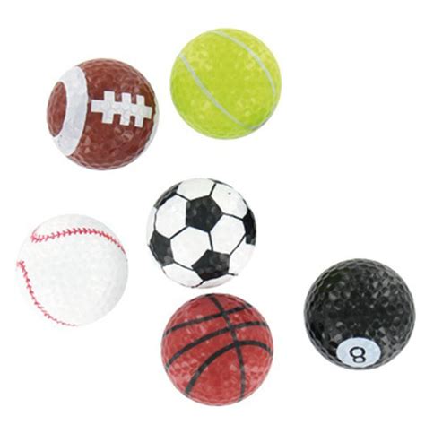 The Golfers Club Novelty Sports 6 Ball Pack from american golf