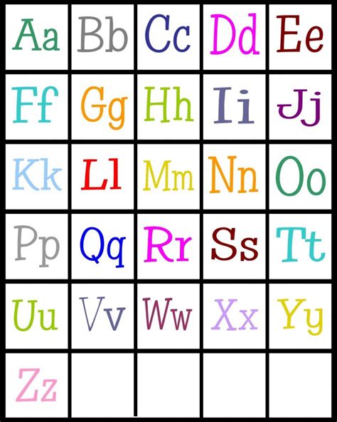 Alphabet Printable for Preschool | Activity Shelter