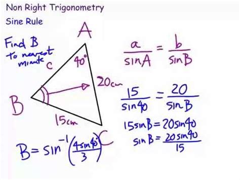 Non Right Angle Triangle Formula