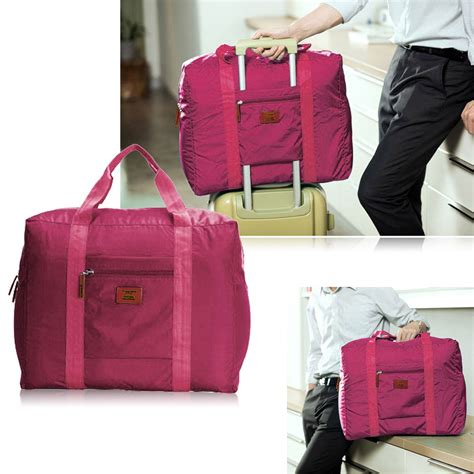 Foldable Waterproof Suitcase Luggage Travel Duffel Bag Clothes ...