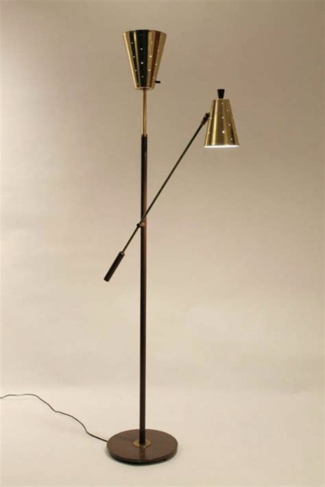 mid-century modern floor lamps living room