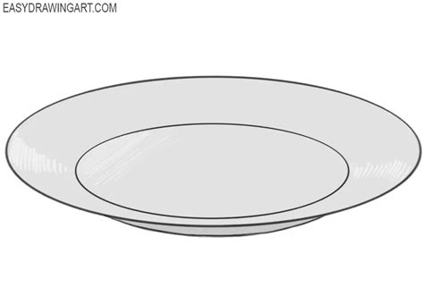 How to Draw a Plate - Easy Drawing Art