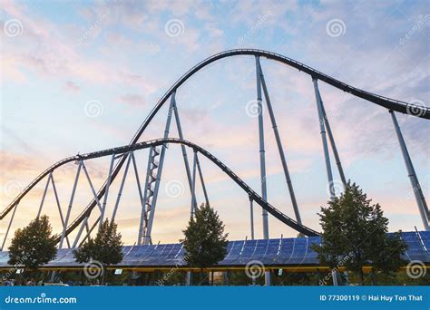 Rollercoaster in Europa Park Stock Image - Image of europa, leisure ...