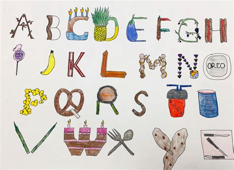 Alphabet Illustrations - ART ED GURU